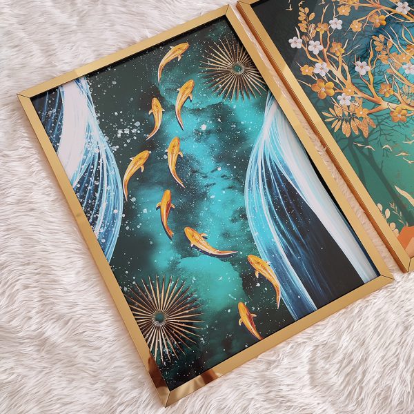 4 تابلو سه تکه زیبا و مدرن کد 0363 - تصویر 4