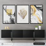 تابلو سه تکه جذاب و مدرن کد 0401