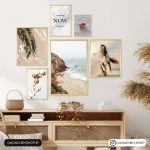 تابلو 6 تکه جذاب وملیح کد 0404