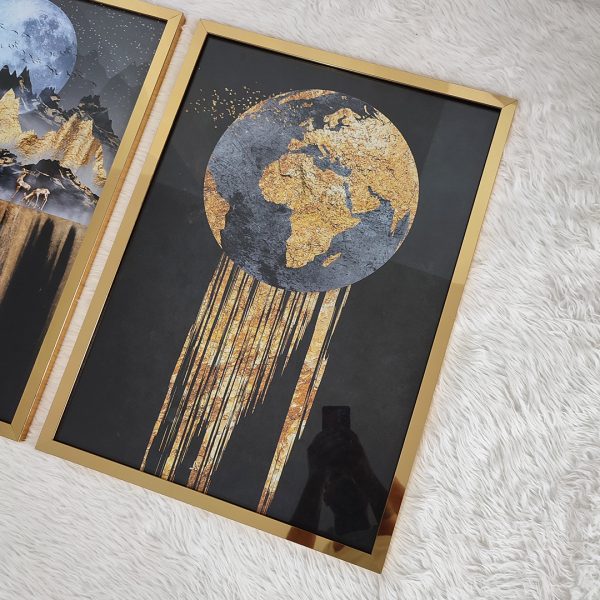 تابلو سه تکه مدرن کد 0408 - تصویر 3