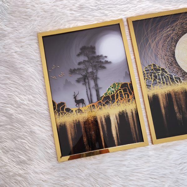 تابلو سه عددی مدرن کد 0417 - تصویر 4