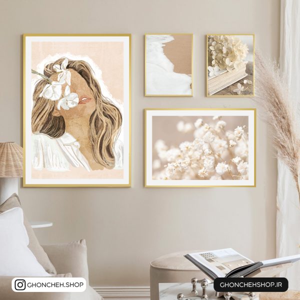 تابلو 4 تکه جذاب کد 0442 - تصویر 1