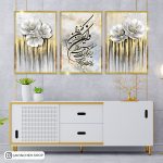 تابلو سه عددی مدرن کد 0441 - تصویر 2