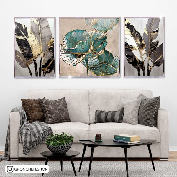 1769 تابلو سه تکه مدرن و خاص کد 0451 - تصویر 1