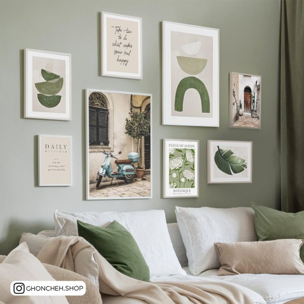 تابلو 8تکه مینیمال کد 0453 - تصویر 1