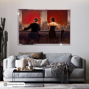 تابلو یک تکه رمانتیک و جذاب کد 0463