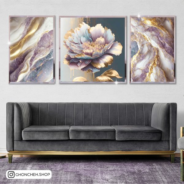 تابلو سه تکه جذاب کد 0480 - تصویر 1