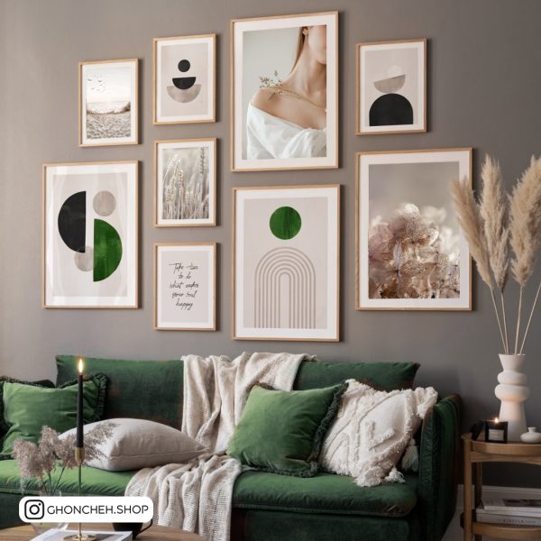 1963 تابلو 9 تکه مینیمال خاص کد 0491 - تصویر 1