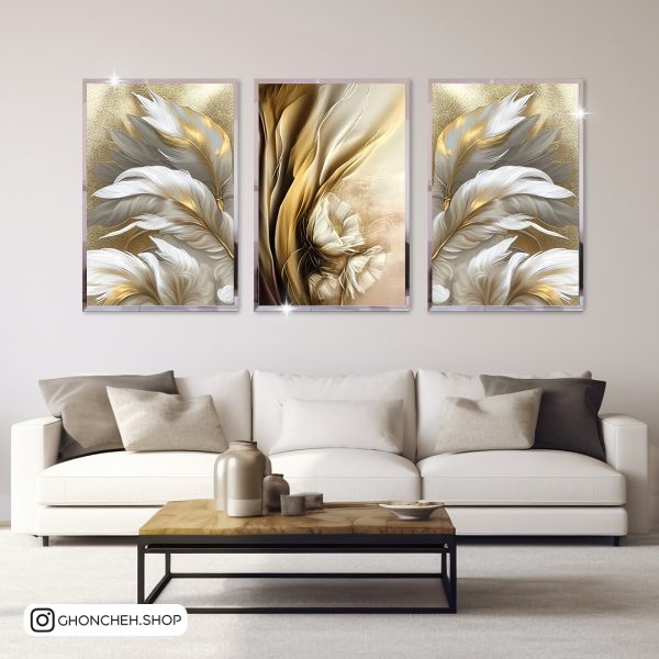 1976 تابلو سه تکه جذاب کد 0492 - تصویر 1