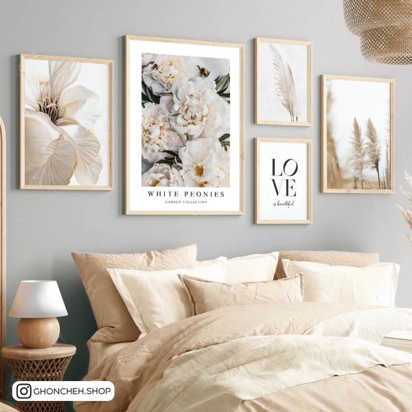 2027 تابلو پنج تکه ملیح و جذاب کد 0499 - تصویر 1