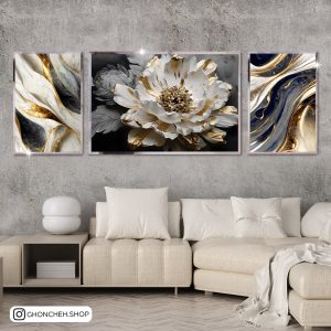 تابلو سه تکه فوق العاده جذاب کد 0510