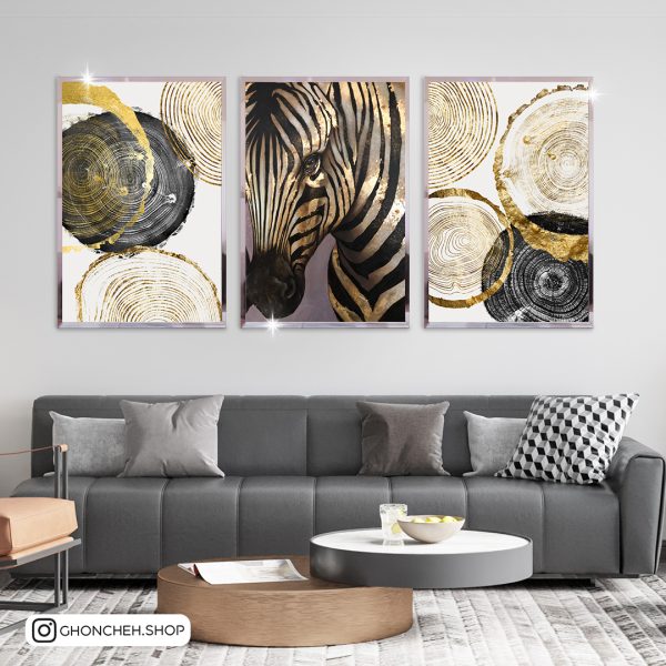 تابلو سه تکه لوکس کد 0509 - تصویر 1