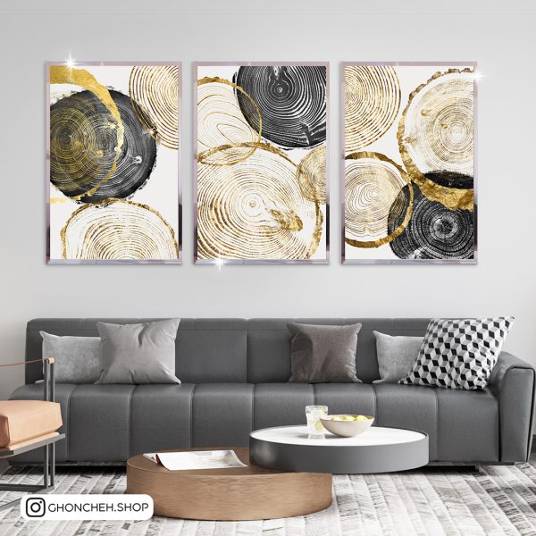 2070 تابلو سه تکه لوکس کد 0509 - تصویر 1