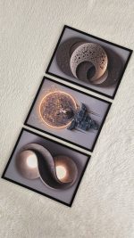 تابلو سه عددی مدرن کد 0539 - تصویر 2