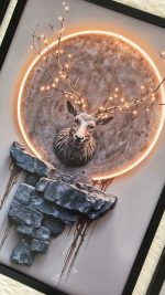 تابلو سه عددی مدرن کد 0539 - تصویر 3