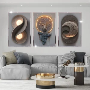 تابلو سه عددی مدرن کد 0539